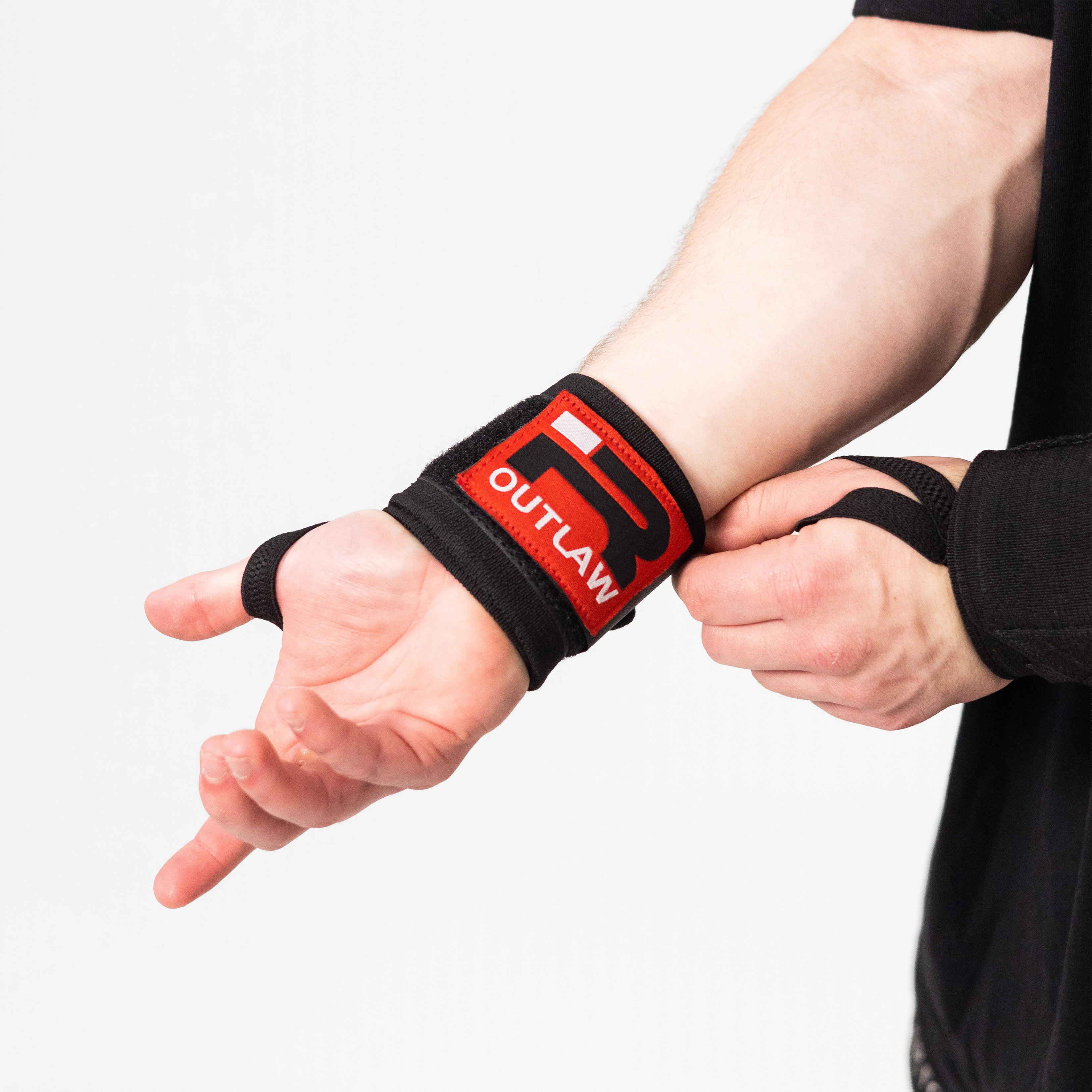 Outlaw Wrist Wraps (Black)
