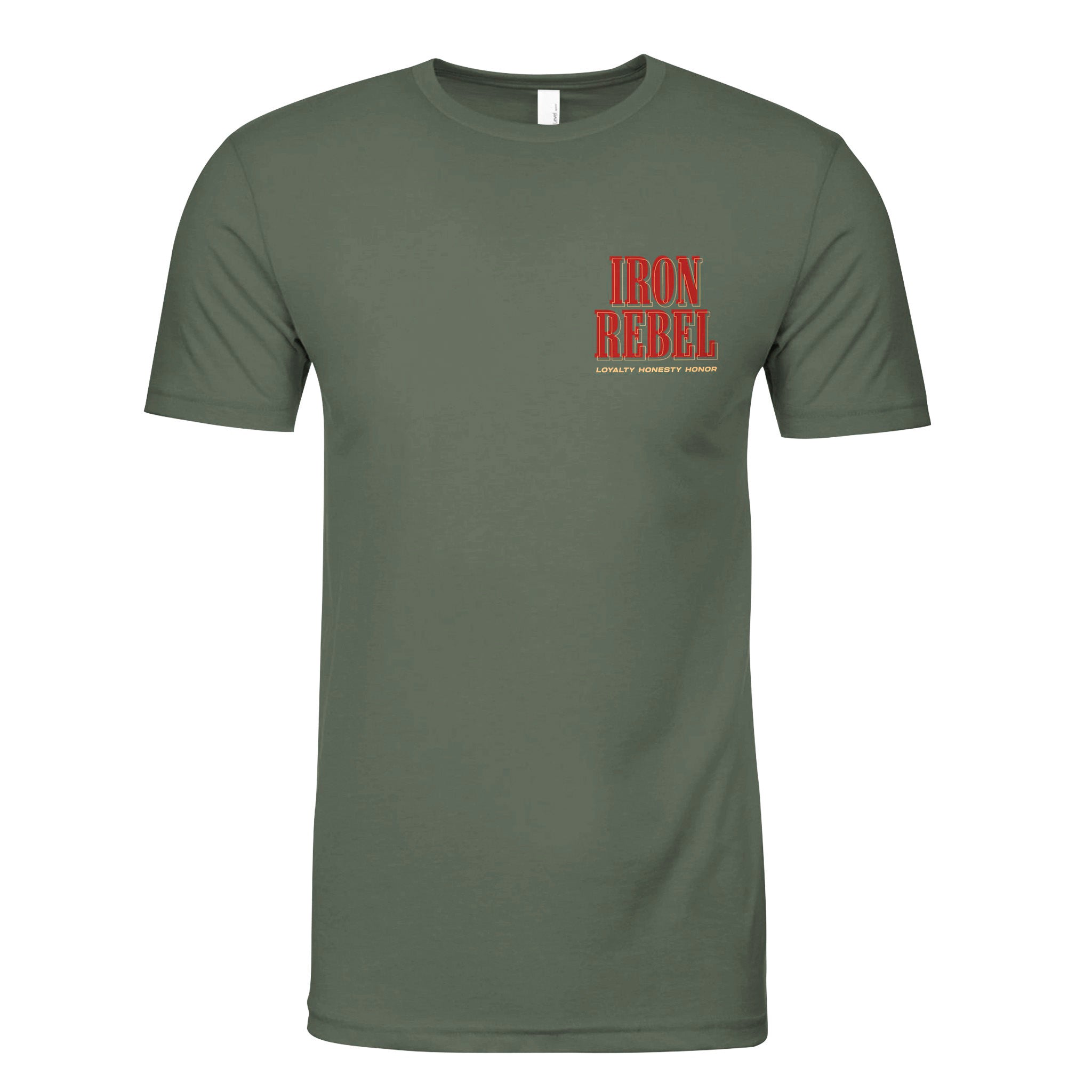 Honor Tee (Army) Premium Fitted Gym T-Shirt