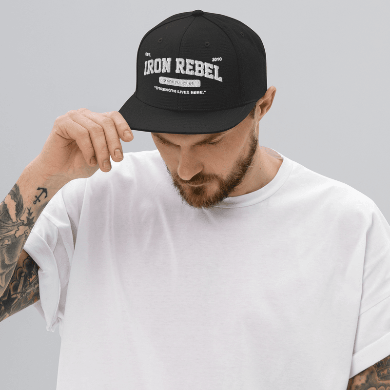 Barbell Club Snapback Hat