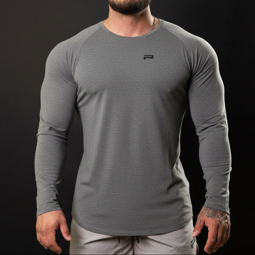 Elite Long Sleeve Raglan (Iron)
