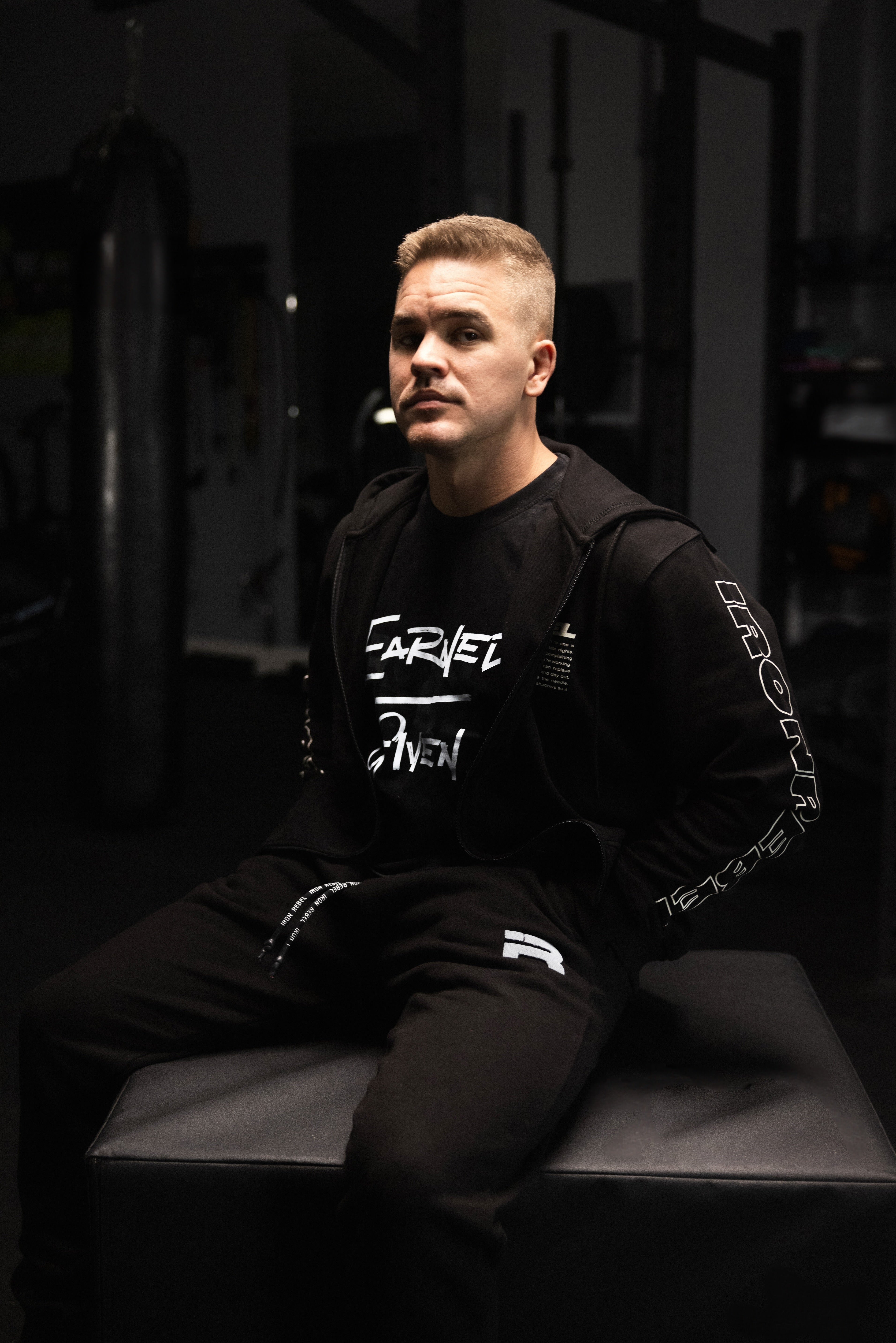 Progress Zip Hoodie (Black)