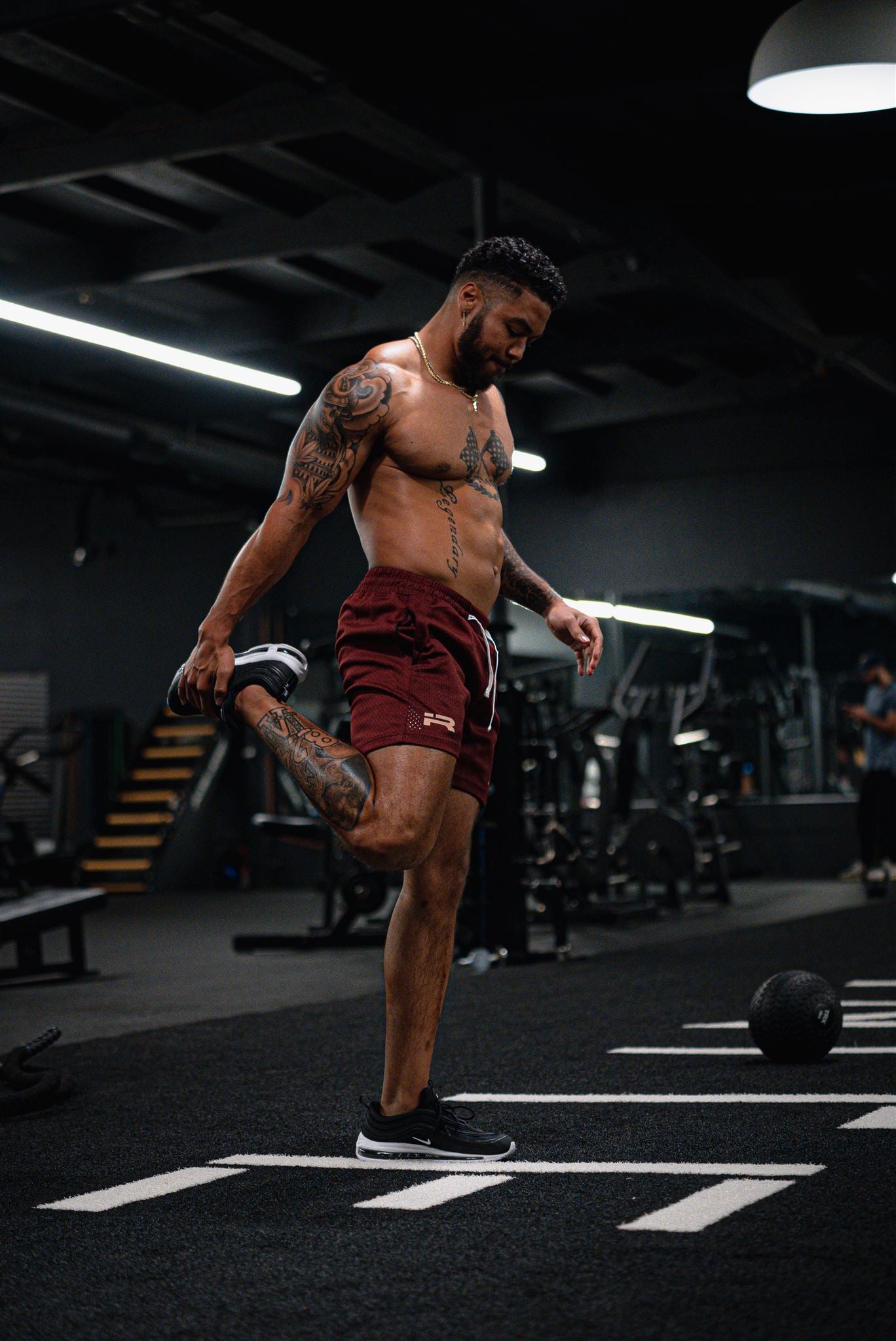 IR Mesh Shorts (Maroon)