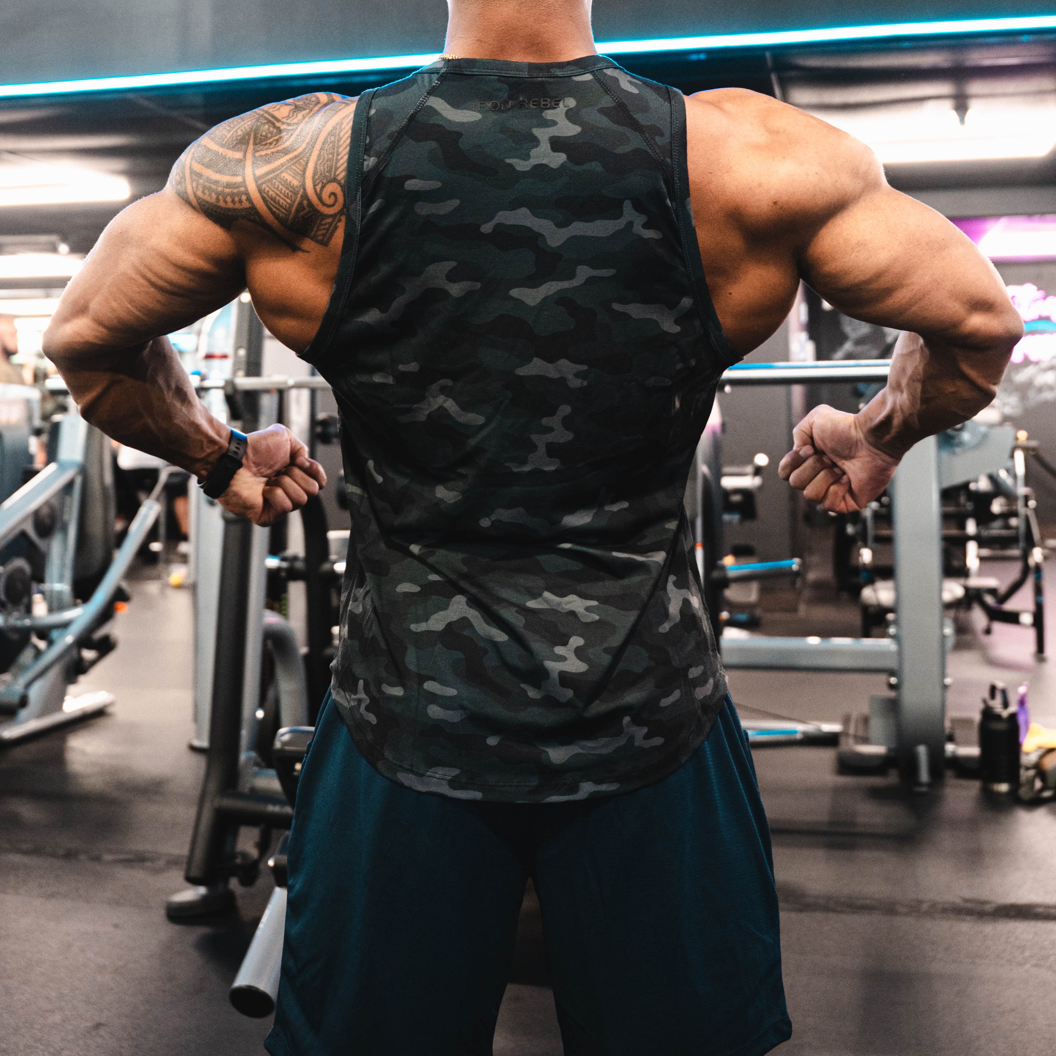 Elite Tank (Black Camo)