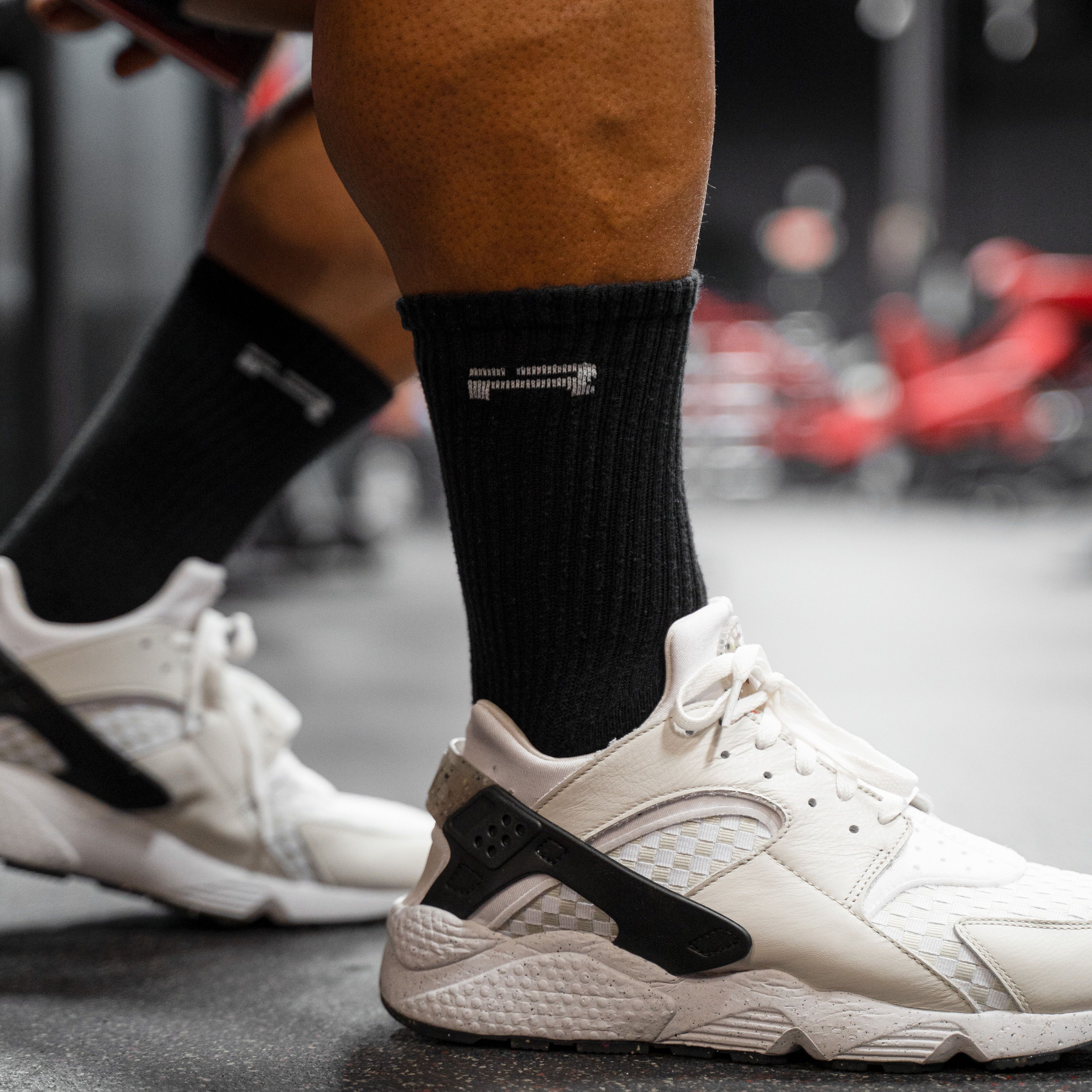 IR Logo Crew Socks (Black)