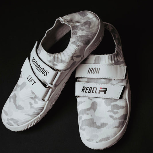 IR Notorious Lift Slippers -White Camo
