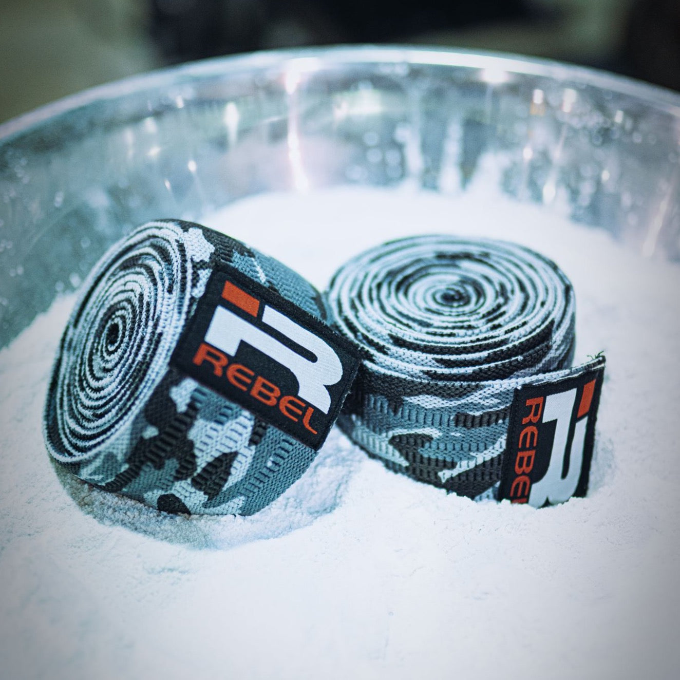 Rebel Knee Wraps (Snow Camo)