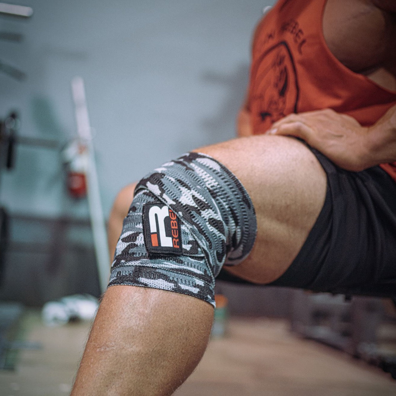 Rebel Knee Wraps (Snow Camo)