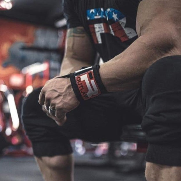Outlaw Wrist Wraps (Black) Iron Rebel