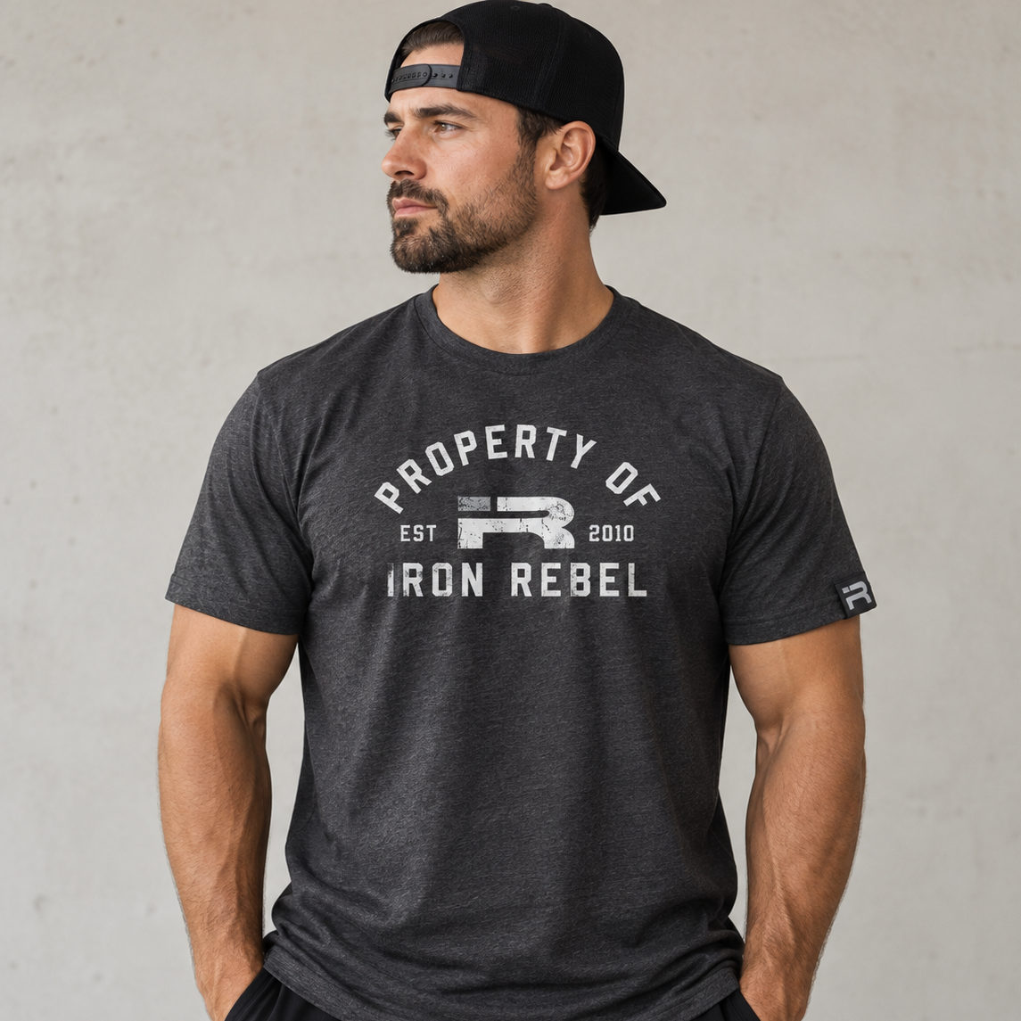 Property of IR Triblend Tee (Black)
