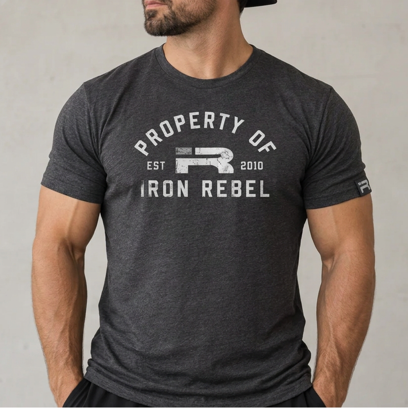 Property of IR Triblend Tee (Black)