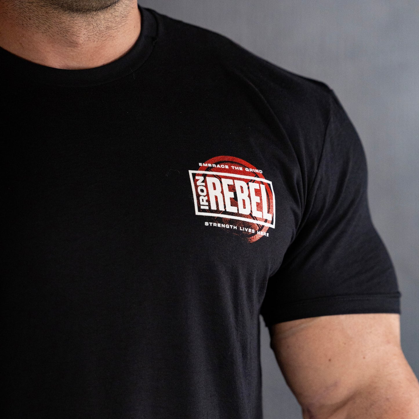 Kilo Tee (Black) Premium Fitted Gym T-Shirt