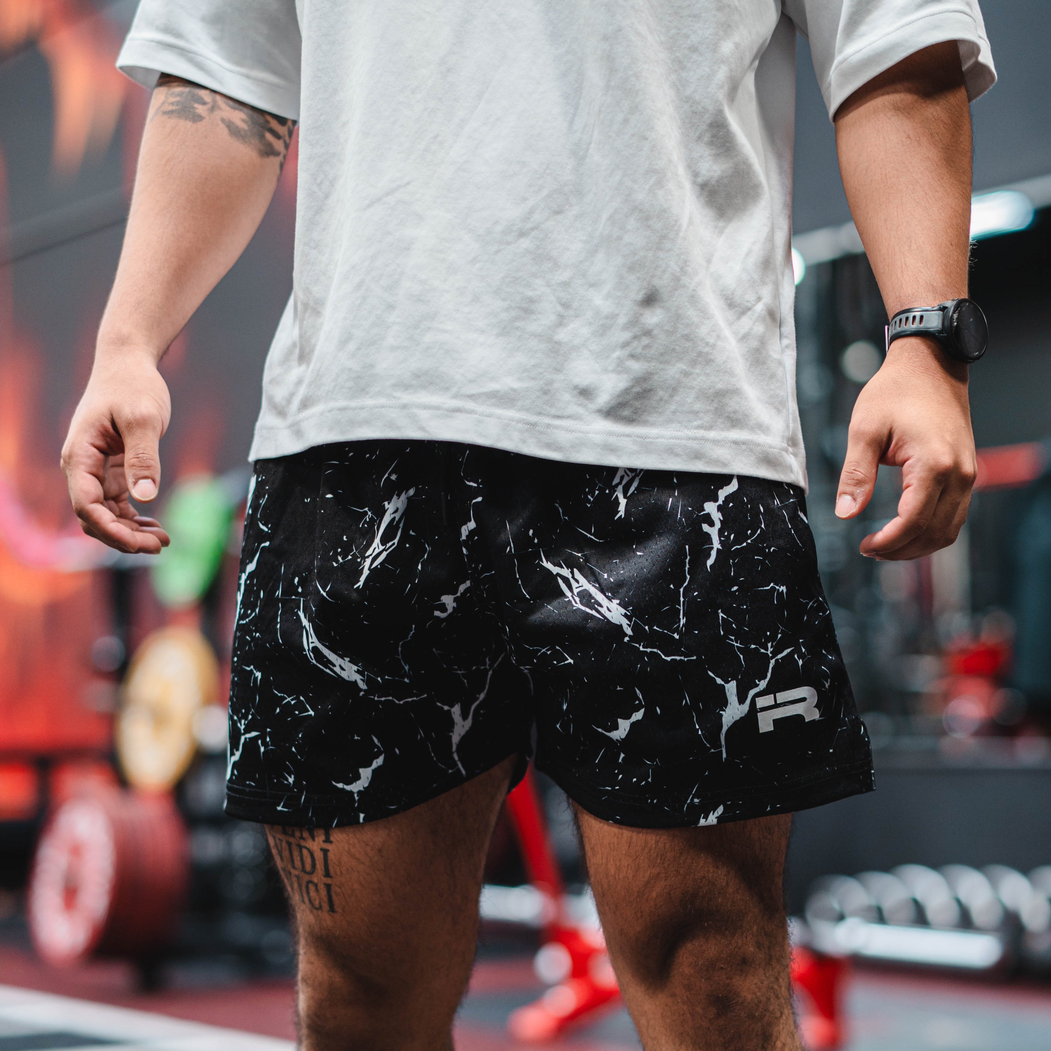 Mesh Shorts (Black/White)