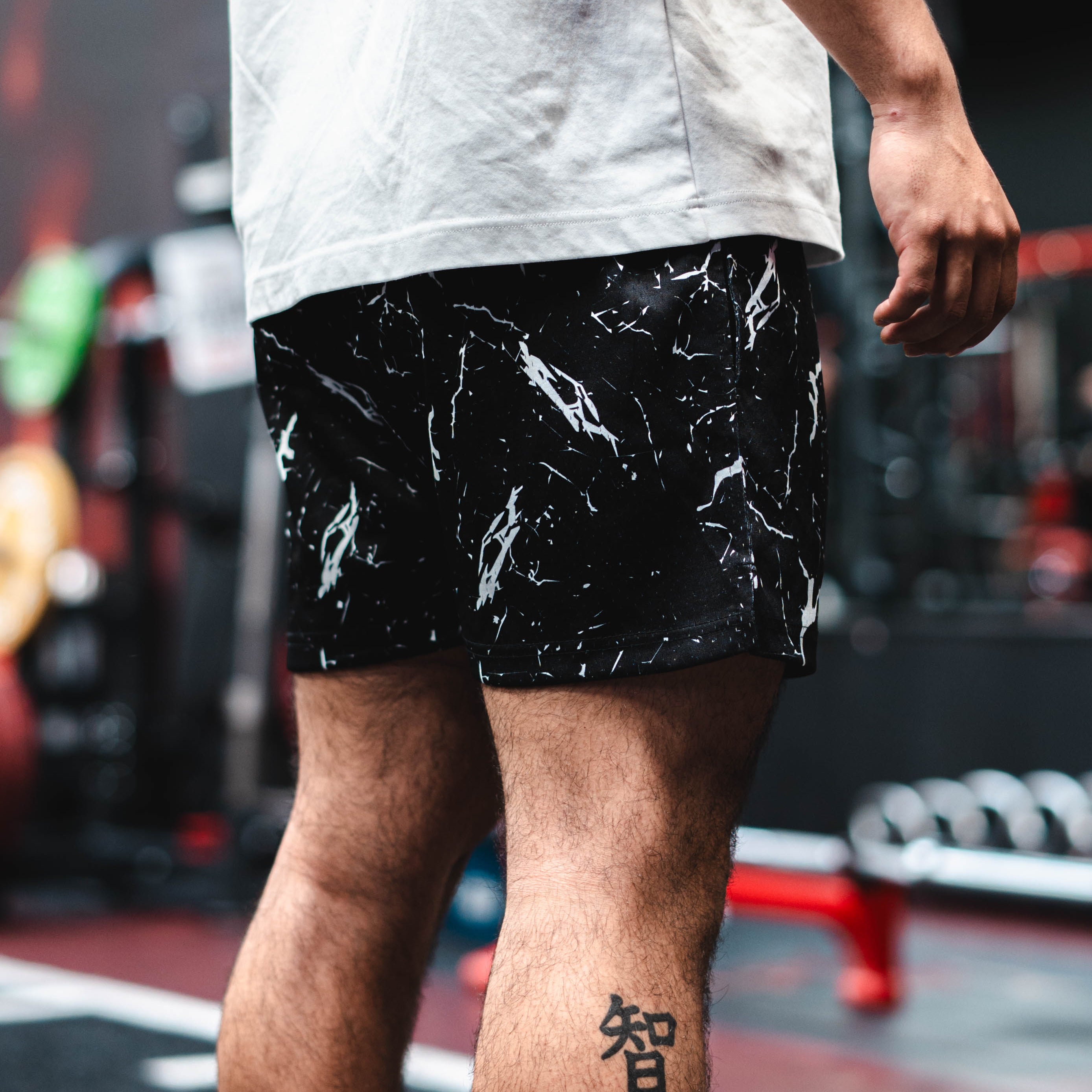 Mesh Shorts (Black/White)