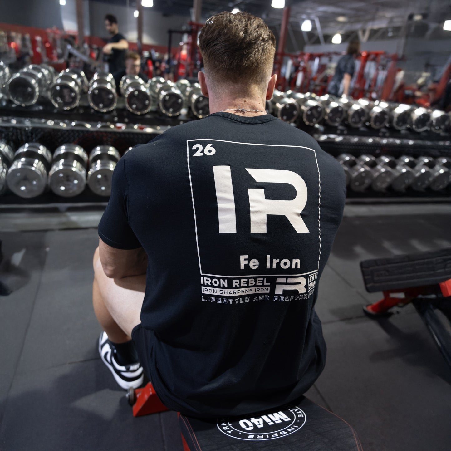 Elements Tee (Black) Premium Fitted Gym T-Shirt