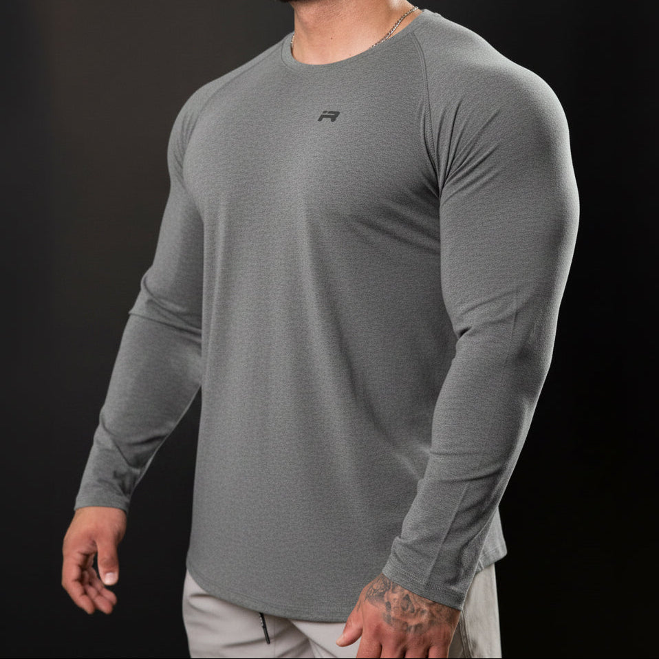 Elite Long Sleeve Raglan (Iron)