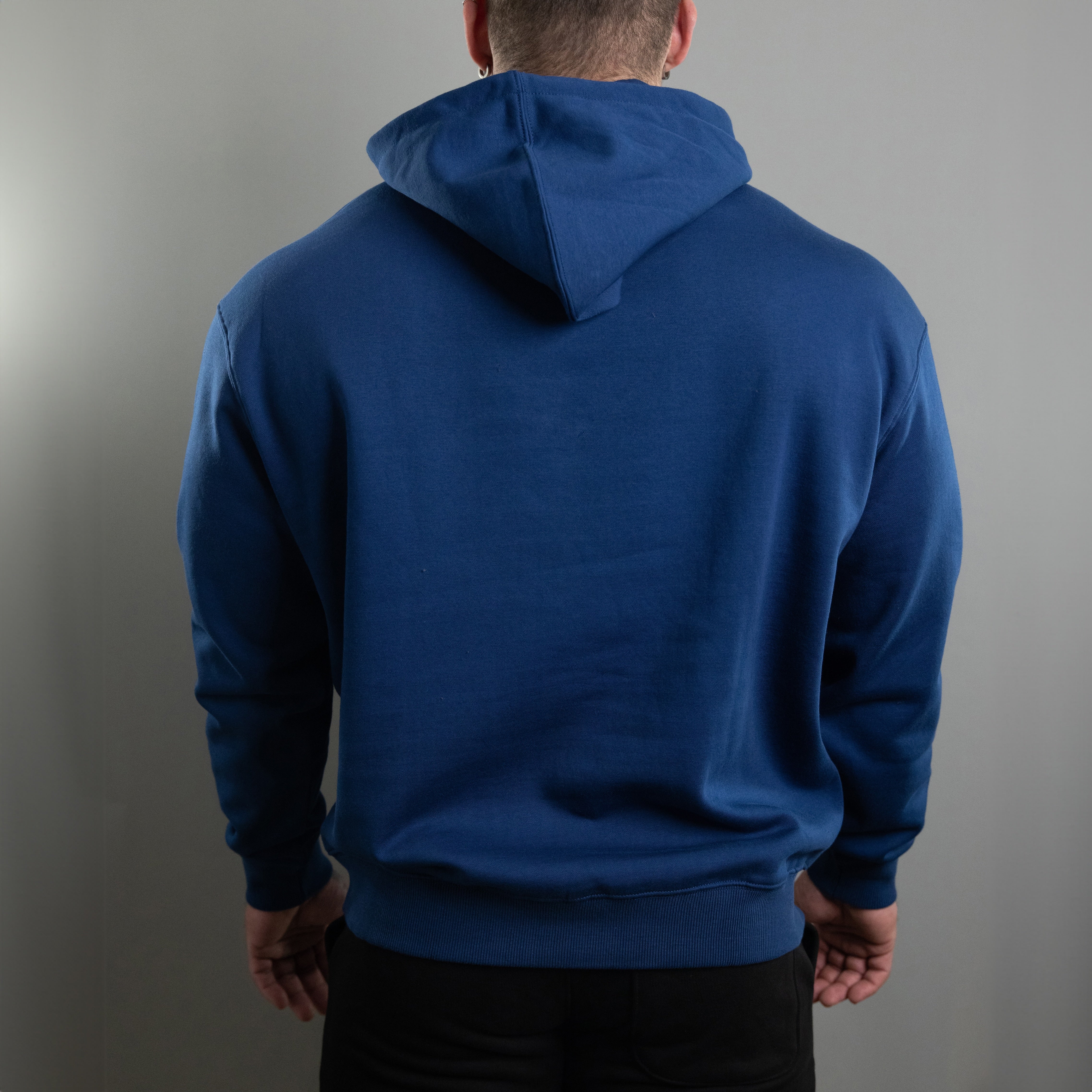 Embossed Hoodie (Blue)