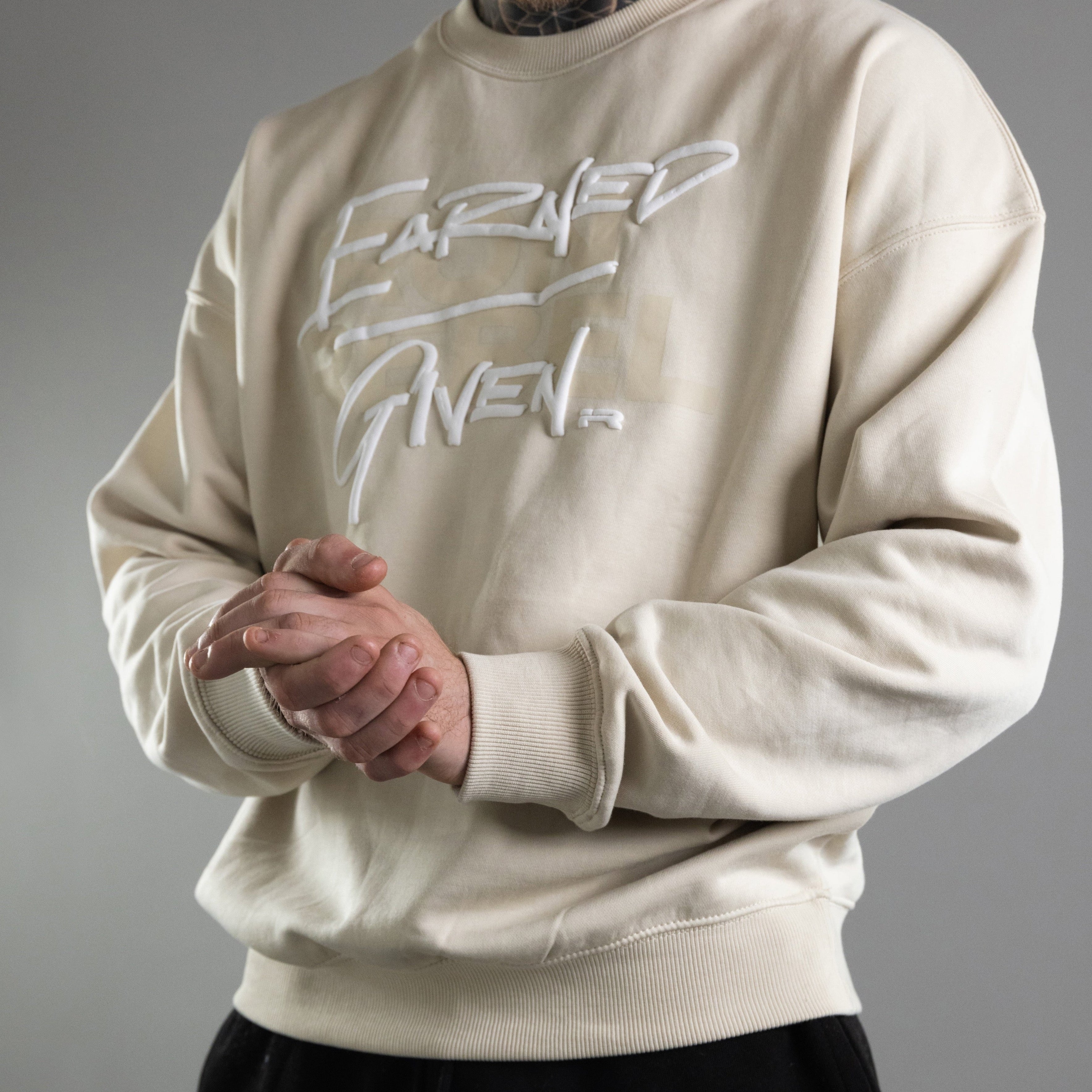 Earned/Given Crewneck (Oat)