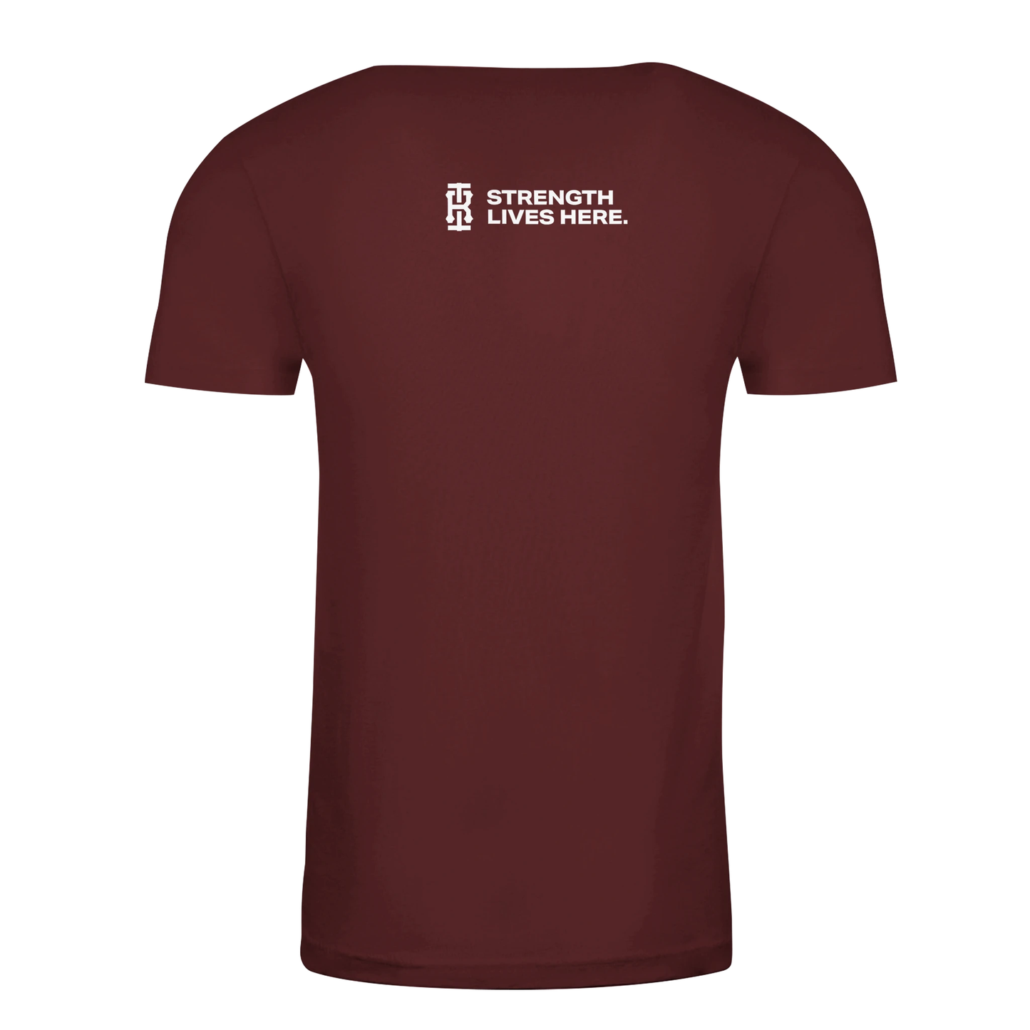Barbell Club (Maroon) Premium Fitted Gym T-shirt
