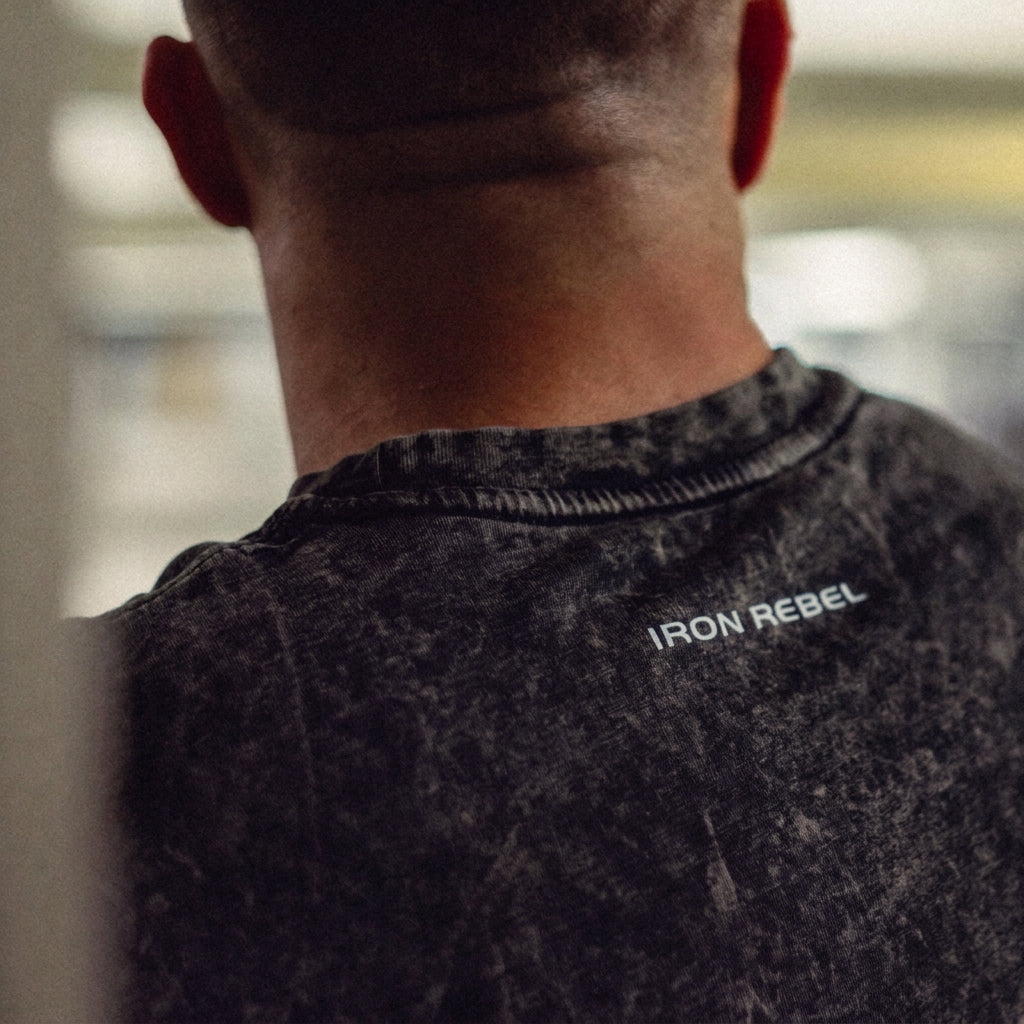 Acid Wash Tee (Black)