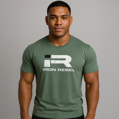 Forged Tee (Army) Premium Fitted Gym T-Shirt