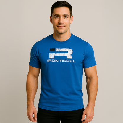 Forged Tee (Royal Blue) Premium Fitted Gym T-Shirt