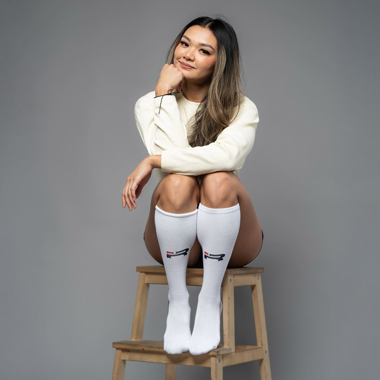 Competition Deadlift Socks (White)