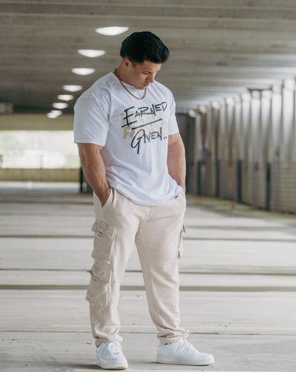 Earned/Given Tee (White)