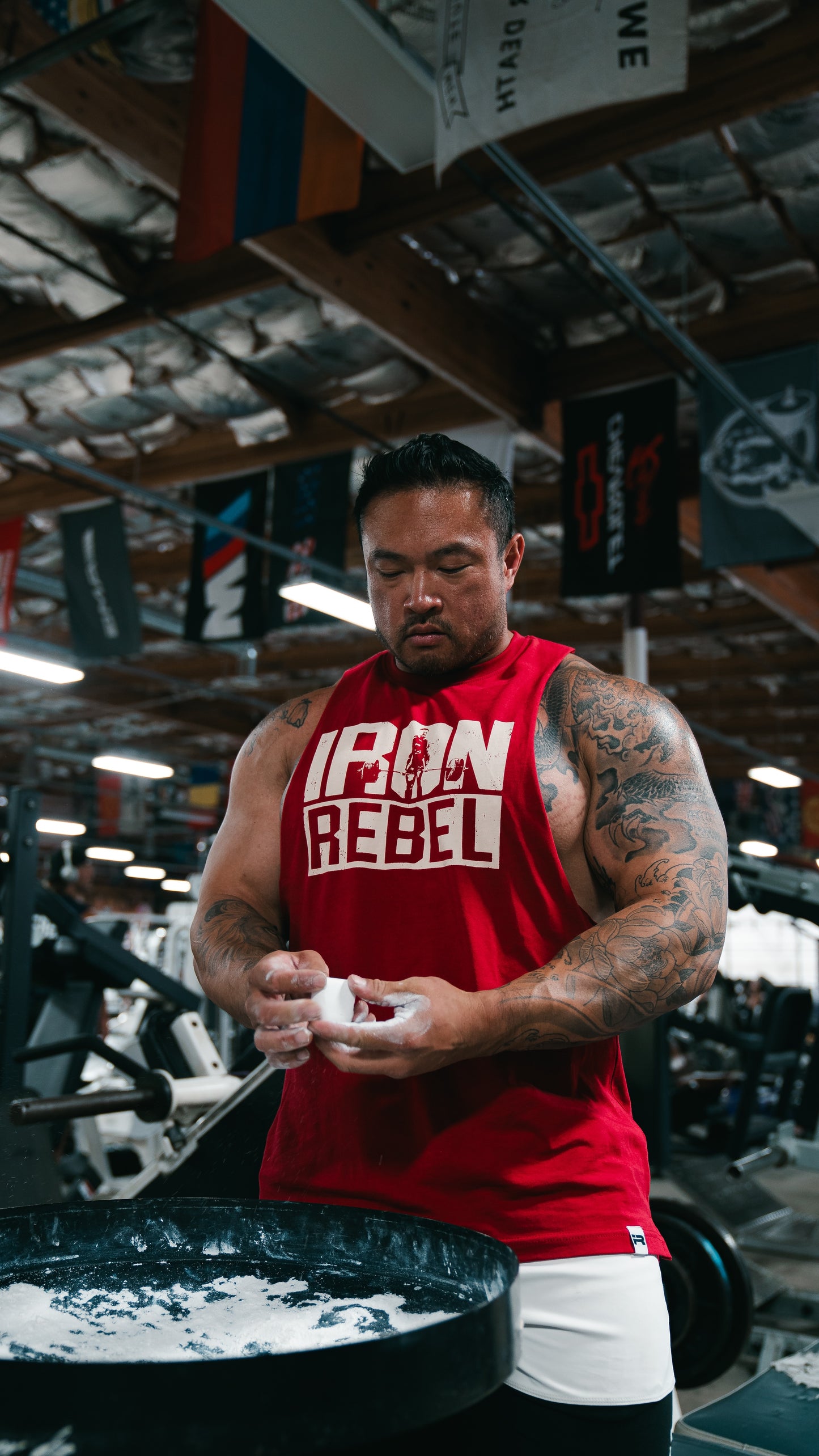 Deadlift "Hulk Cut" Tee (Cherry)