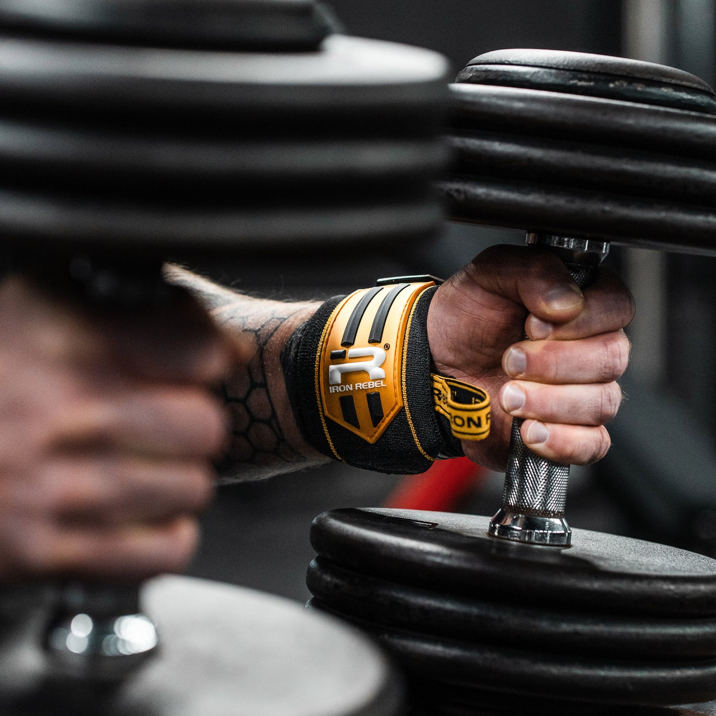 John Haack x IR Apex Wrist Wraps (Black/Gold)