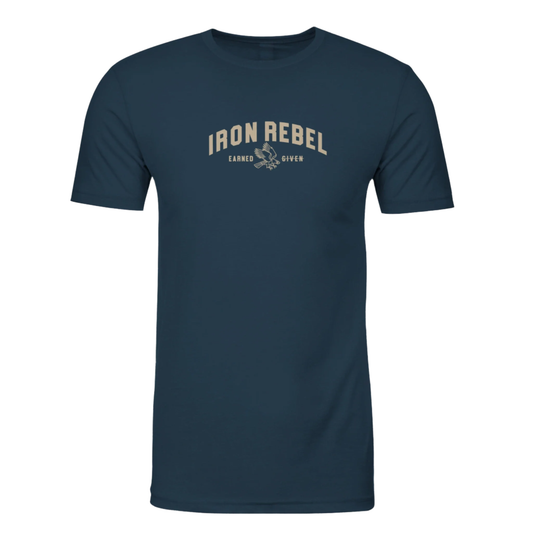Eagle Tee (Navy) Premium Fitted Gym T-Shirt