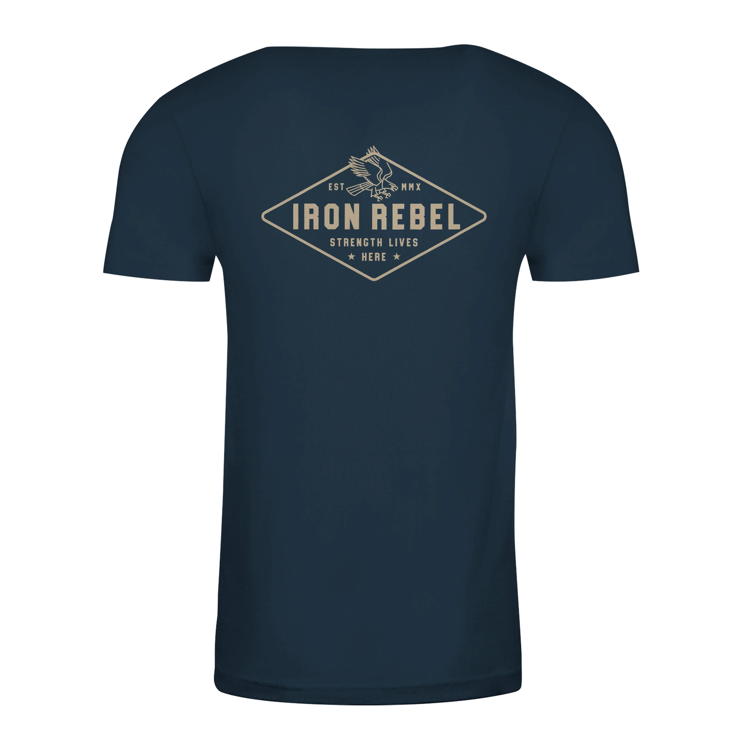 Eagle Tee (Navy) Premium Fitted Gym T-Shirt