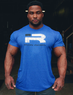 Forged Tee (Royal Blue) Premium Fitted Gym T-Shirt