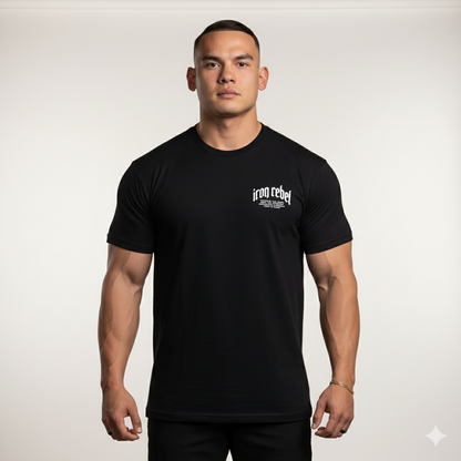 Tiger Tee (Black) Premium Fitted Gym T-Shirt