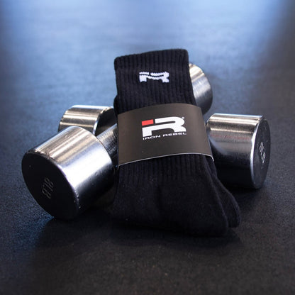 IR Logo Crew Socks (Black)