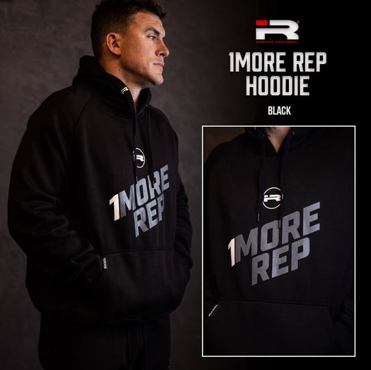 One More Rep Hoodie (Black)