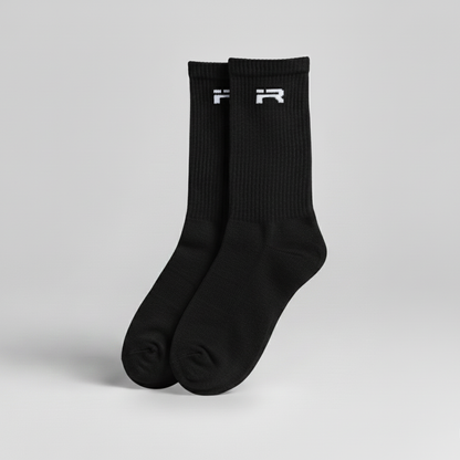 IR Logo Crew Socks (Black)