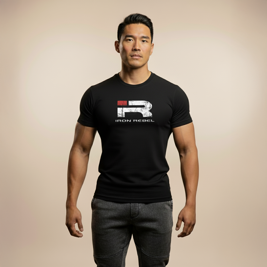 Big 3 Premium Gym Tee (Black)