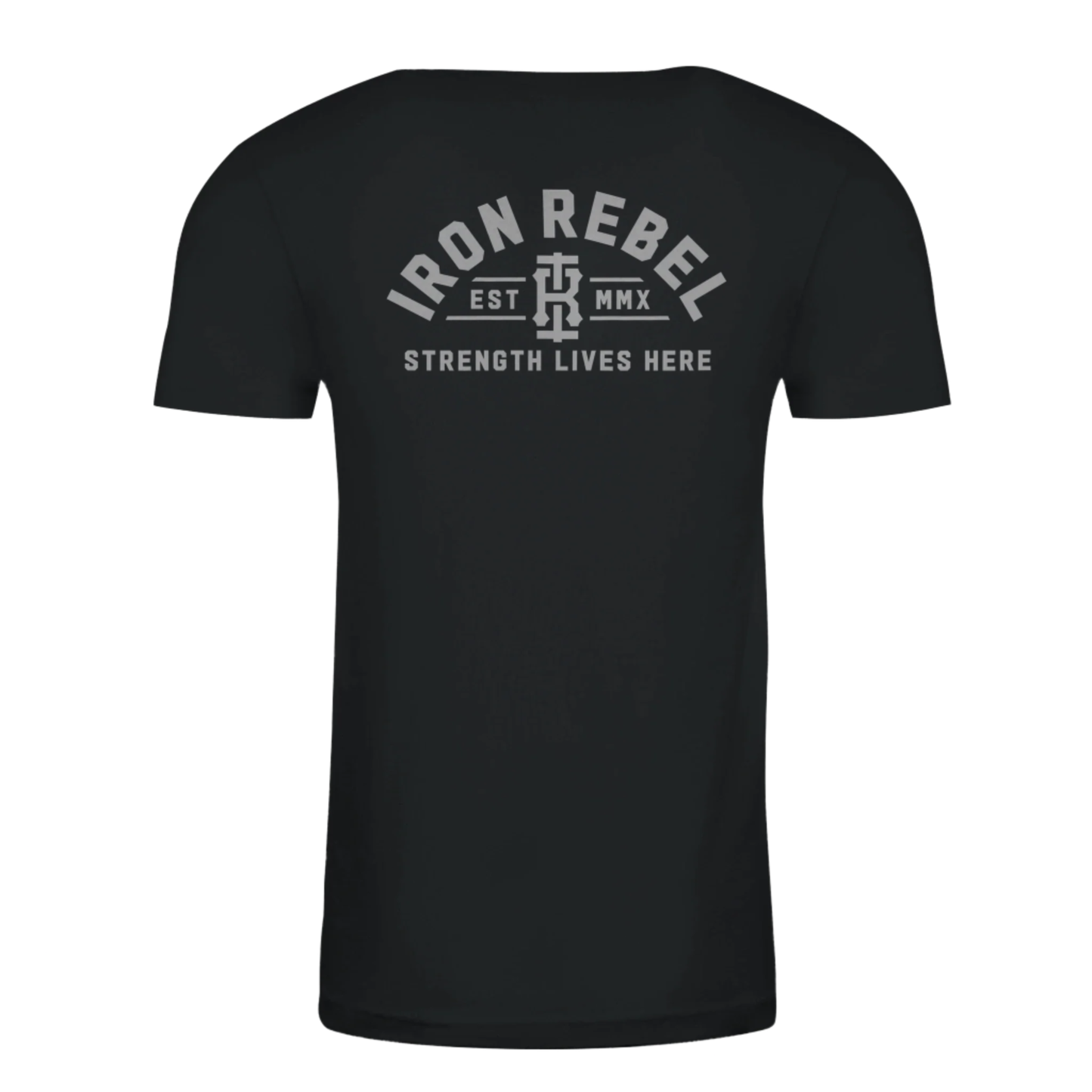University Tee (Black) Premium Fitted Gym T-Shirt