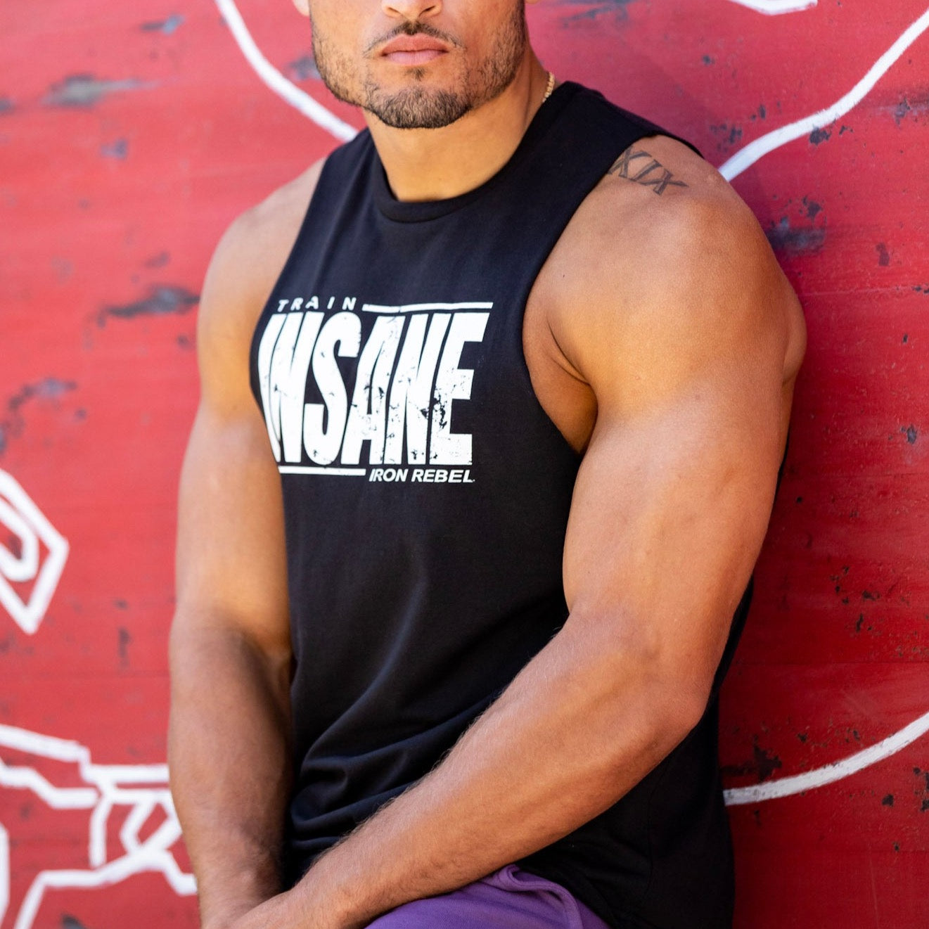 Train Insane  "Hulk Cut" Tee (Black)