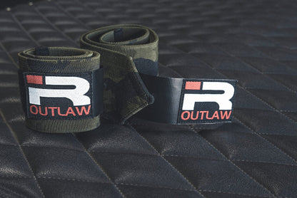 Outlaw Wrist Wraps (Green Camo)