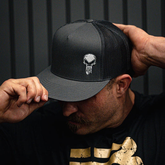 Prep Mode Trucker (Charcoal/White)