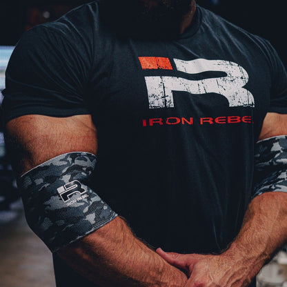 Compression Elbow Sleeves (Snow Camo)