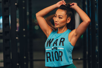 Warrior Crop Tank (Aqua)