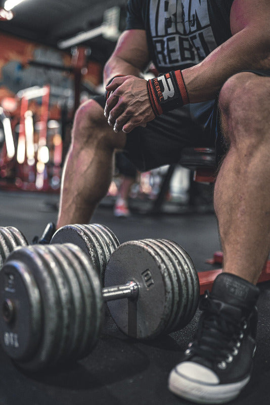 Rebel Wrist Wraps (Black/Red)