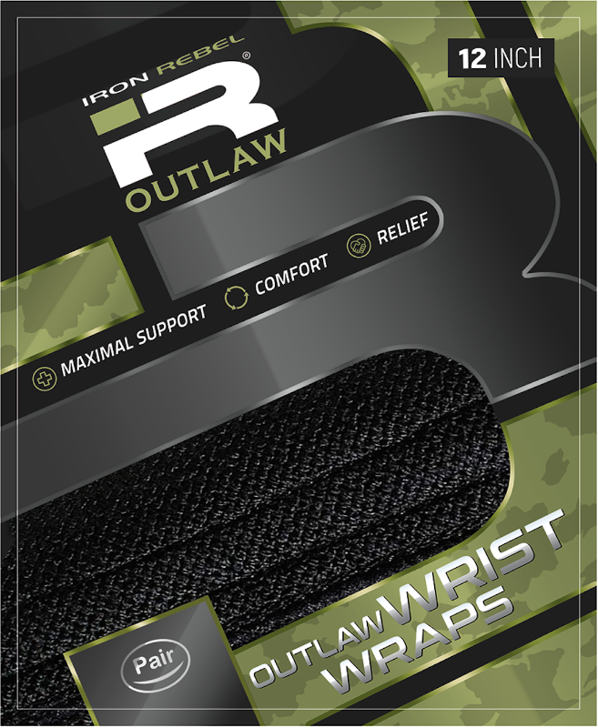 Outlaw Wrist Wraps (Green Camo)